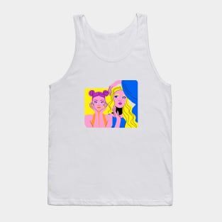 Pop Art Girl Tank Top